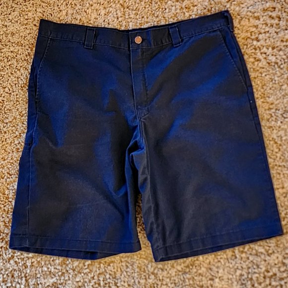 Dickies Shorts Mens Dickies Black Work Shorts Size 36 Waist Side Pocket Long Barely Worn